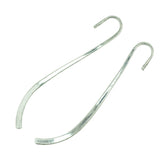 Maxbell 10 Pieces Tibetan Silver Flat Metal Design Beading Bookmarks With 2mm Loop For DIY Crafts