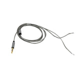 Maxbell Gold-plated DIY Audio Cable Earphone Maintenance Wire DIY 3.5MM Jack Replacement 120cm Gray