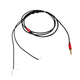 Maxbell Gold-plated DIY Audio Cable Earphone Maintenance Wire DIY 3.5MM Jack Replacement 120cm Red