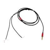 Maxbell Gold-plated DIY Audio Cable Earphone Maintenance Wire DIY 3.5MM Jack Replacement 120cm Red