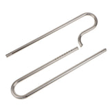 Maxbell Set Of Mirror Polished Easy To Clean Pipe Inflow With Pipe Outflow + Pipe Fixation Holder For Aquarium Plant Tank 12mm