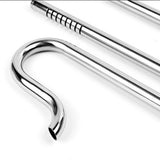 Maxbell Set Of Mirror Polished Easy To Clean Pipe Inflow With Pipe Outflow + Pipe Fixation Holder For Aquarium Plant Tank 12mm