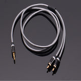 Maxbell 3.5mm Male to 2RCA Male Stereo Audio Y Cable for Smartphones MP3 Tablets Splitter