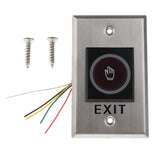 Maxbell 12V DC Door Infrared No Touch EXIT Button Switch Sensor with LED Backlight #K1