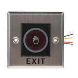 Maxbell 12V DC Door Infrared No Touch EXIT Button Switch Sensor with LED Backlight #K2