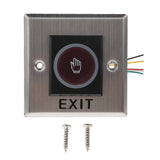 Maxbell 12V DC Door Infrared No Touch EXIT Button Switch Sensor with LED Backlight #K2