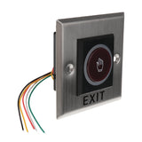 Maxbell 12V DC Door Infrared No Touch EXIT Button Switch Sensor with LED Backlight #K2