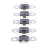 Maxbell 5 Pieces Replacement Car Van Truck Boat Midi Strip Link 150A Fuses Grey