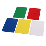 Maxbell Pack of 10 Plastic Poker Size Cut Cards 5 Color Choices Party Game Accessory Casino Collectables