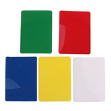 Maxbell Pack of 10 Plastic Poker Size Cut Cards 5 Color Choices Party Game Accessory Casino Collectables