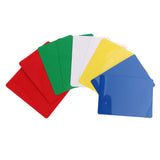 Maxbell Pack of 10 Plastic Poker Size Cut Cards 5 Color Choices Party Game Accessory Casino Collectables