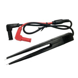 Maxbell Multi-purpose Test Pen LCR Bridge Patch Clamp SMD Test Tweezers clip Red & Black