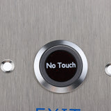 Maxbell IR No Touch Contactless Door Release Exit Button Sensor Switch with LED Indication, 304 Stainless Steel Material #SNT886