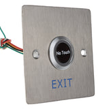 Maxbell IR No Touch Contactless Door Release Exit Button Sensor Switch with LED Indication, 304 Stainless Steel Material #SNT886