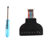 Maxbell RJ45/8P8C Ethernet Plug RJ-45 Male to 8 Pin AV Terminal Screw Converter Plug for UTP Cat5 Cat6 Cat7 cable