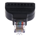 Maxbell RJ45/8P8C Ethernet Plug RJ-45 Male to 8 Pin AV Terminal Screw Converter Plug for UTP Cat5 Cat6 Cat7 cable