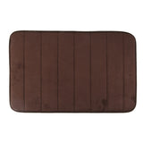 Maxbell Rectangular Shaped Fluffy Non-Slip Mat Bathroom Bedroom Living Room Doorway Balcony Decor Brown