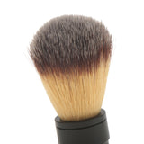 Maxbell Men's Facial Shaving Nylon Hair Brush Alloy Handle Shave Tool for Men Father Gift Black