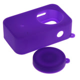 Maxbell Rubber Housing Case Skin Cover & Lens Cap Protector For Xiaomi Mijia Cameras Purple