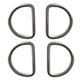 Maxbell 4pcs Diving Scuba D Ring for 1.2 inch Webbing Weight Belt - Marine 316 Stainless Steel