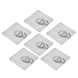 Maxbell Pack of 6, Removable Traceless Magic Sticky Adhesive Hook, Strong Wall Hook, The Seamless Sticky Hook Suitable for Kitchen, Bathroom, Bedroom, Office