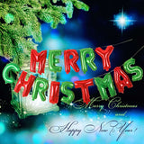 Maxbell Large Merry Christmas Aluminum Foil Balloon Christmas Party Hanging Decor