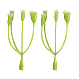 Maxbell 20 Pieces 7cm Plastic Artificial Flower Stems for DIY Garland Wedding Decoration