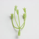 Maxbell 20 Pieces 7cm Plastic Artificial Flower Stems for DIY Garland Wedding Decoration