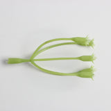 Maxbell 20 Pieces 7cm Plastic Artificial Flower Stems for DIY Garland Wedding Decoration