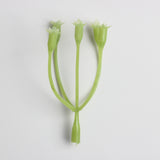 Maxbell 20 Pieces 7cm Plastic Artificial Flower Stems for DIY Garland Wedding Decoration