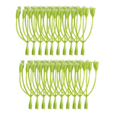 Maxbell 20 Pieces 7cm Plastic Artificial Flower Stems for DIY Garland Wedding Decoration