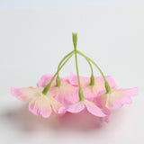 Maxbell 20 Pieces 7cm Plastic Artificial Flower Stems for DIY Garland Wedding Decoration