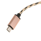 Maxbell Micro USB 2.0 OTG Cable Braided On The Go Adapter for Android Smart Phones  Gold