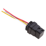 Maxbell Waterproof Duty Car Truck Auto 12V 40A Relay Socket Plug 4Pin 4 Wire