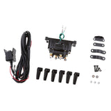 Maxbell 12V Solenoid Relay Contactors & Winch Rocker Thumb Switch ＆Protecting Caps COMBO Fit ATV UTV