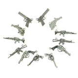 Maxbell 12pcs Punk Rock Charm Pendant Beads for Necklace Jewelry Making Finding Gift