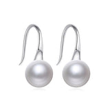 Maxbell 2 Pieces Jewelry Making Findings 925 Sterling Silver Earring Findings Earring Flower Hook Earwire For Pearl Beads Crystal DIY Accessories