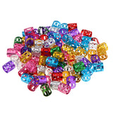 Maxbell Lots 150 Pieces Colorful Dreadlock Hair Beads Dread Hair Braid Pins Rings Clips DIY Cuff Jewelry for Hair Extensions