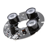 Maxbell 850nm IR Infrared 3 LED Board Module for Color IR Night Vision Surveillance Dome Security Camera High Definititon