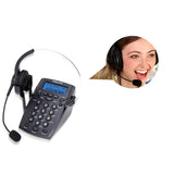 Maxbell Business Call Center Dialpad Headset Telephone Corded with Dialpad & Redial
