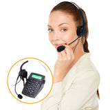 Maxbell Business Call Center Dialpad Headset Telephone Corded with Dialpad & Redial