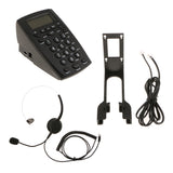 Maxbell Business Call Center Dialpad Headset Telephone Corded with Dialpad & Redial