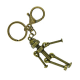 Maxbell Novelty New Steampunk Lobster Screw Robot Pendant Key Ring Clips Keychain for Home Car Key Organization