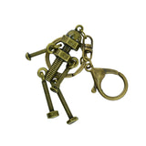 Maxbell Novelty New Steampunk Lobster Screw Robot Pendant Key Ring Clips Keychain for Home Car Key Organization