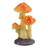 Maxbell Mini Mushroom Sculpture Statues Lawn for Outdoor Garden Terrarium Moss Decor