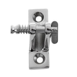 Maxbell Stainless Steel Bimini Top Deck Hinge Fitting With Removable Pin - Angled