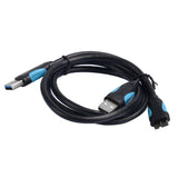 Maxbell Superspeed Dual A to Micro B USB 3.0 Y Cable for External Hard Drive HDD