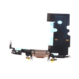 Maxbell For iPhone 8 Charging Dock Port Flex Cable - Charger Connector and EarPhone USB Dock to Replace the Unresponsive One - Gold