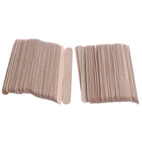 Maxbell 100 Pcs/pack Wooden Wax Applicator Spatulas Sticks Hair Removal Waxing Disposable Sticks