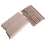 Maxbell 100 Pcs/pack Wooden Wax Applicator Spatulas Sticks Hair Removal Waxing Disposable Sticks